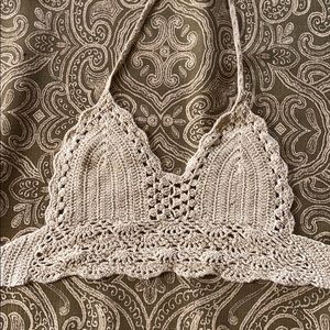 Crochet Crop Top/Bikini top